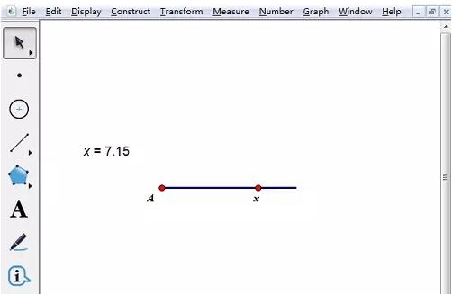 几何画板绘制线段式控制杆的相关操作