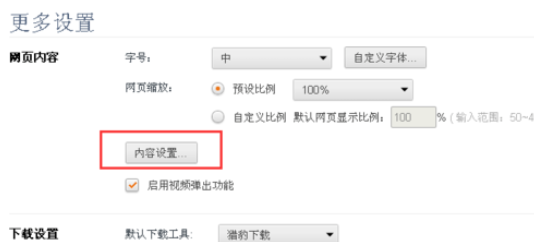猎豹浏览器中屏蔽JS功能的详细方法