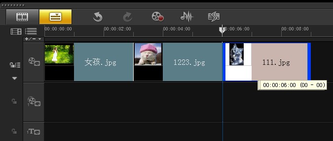 会声会影X5移动转场效果使用操作过程