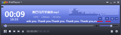 PotPlayer中两个循环点的具体设置方法