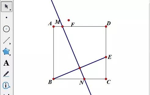 几何画板制作正方形纸张的折叠演示动画的详细方法