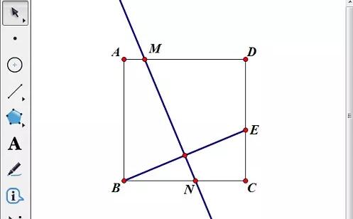 几何画板制作正方形纸张的折叠演示动画的详细方法