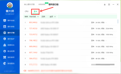 鲁大师怎么查看显卡排行榜?鲁大师查看显卡排行榜方法