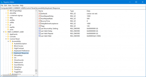 Win10中设置键盘重复率和延迟的操作流程
