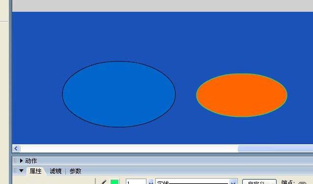 Flash中椭圆工具如何使用-Flash使用椭圆工具制作图形的操作步骤