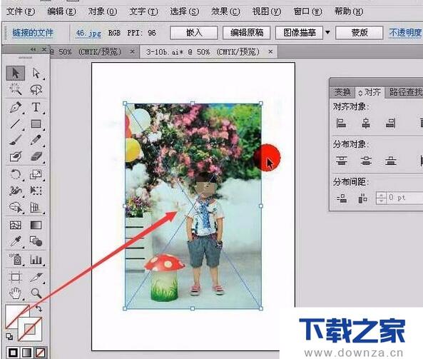 Ai怎么把图片置入图形里?Ai把图片置入图形里的方法