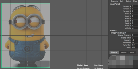 maya快速导入参考图片的简单方法
