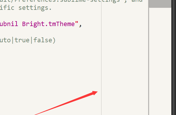 sublime Text中标尺线的使用方法