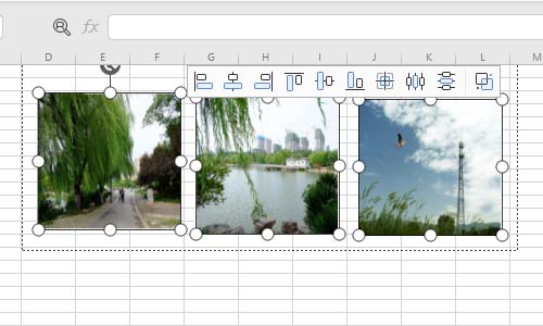 Excel表格中多张图片快速统一大小并排版的基础方法