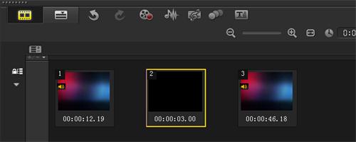 会声会影x8在模板之间添加素材的操作方法