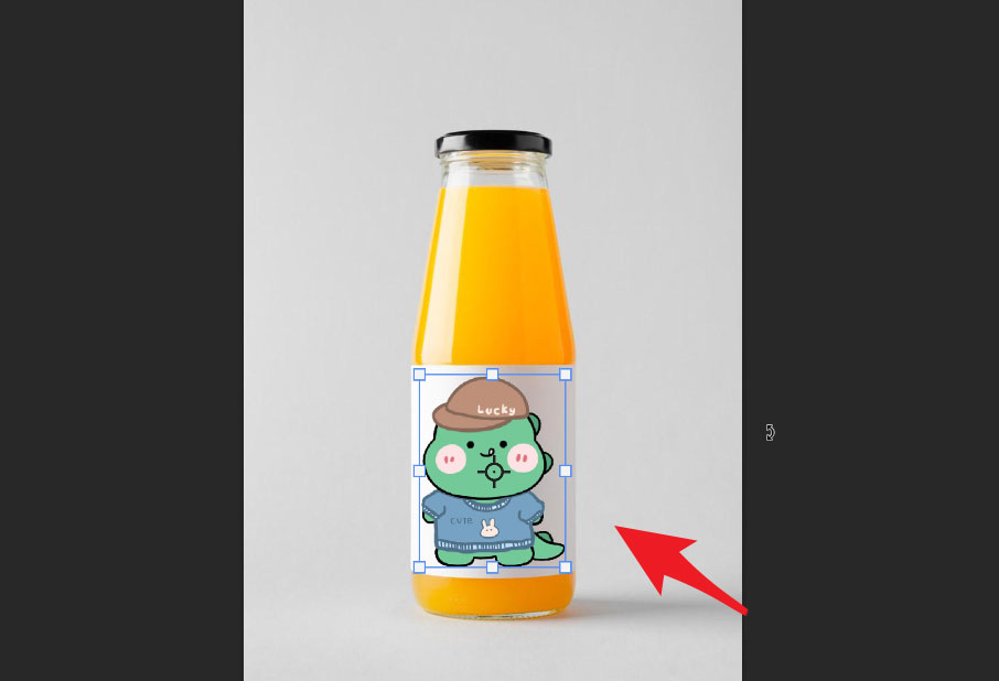 ps怎么给玻璃瓶添加外包装？ps给玻璃瓶添加外包装操作方法