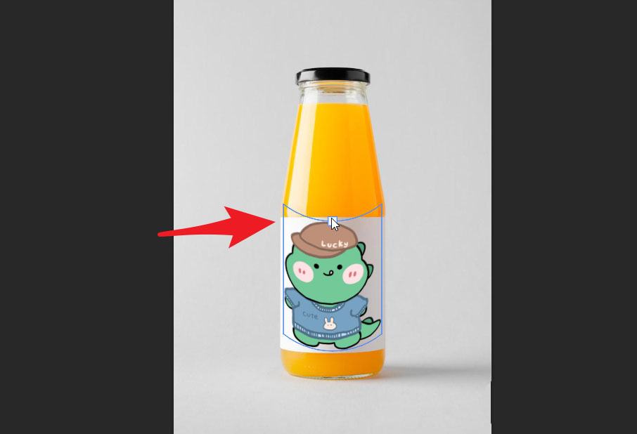 ps怎么给玻璃瓶添加外包装？ps给玻璃瓶添加外包装操作方法