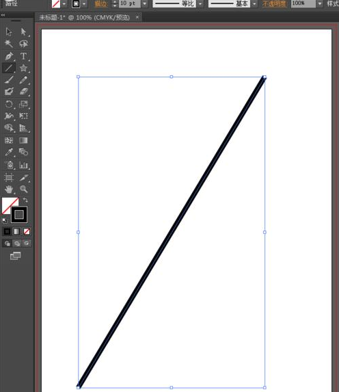 Adobe Illustrator CS6中绘画虚线图的操作教程
