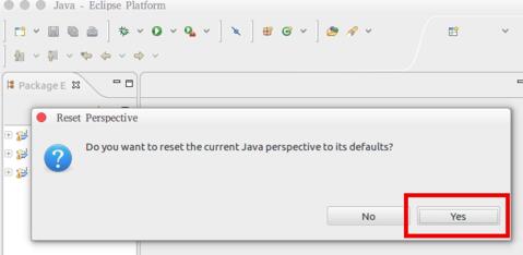 eclipse恢复默认布局的操作方法