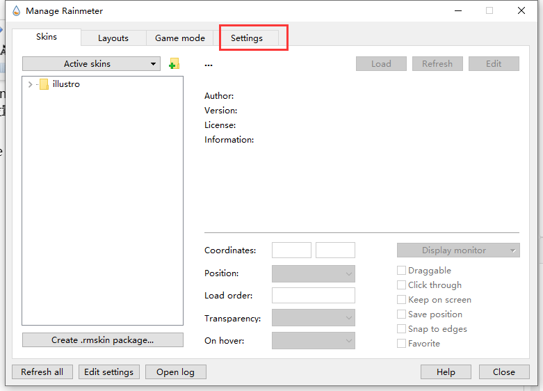 rainmeter如何设置中文?rainmeter设置中文教程