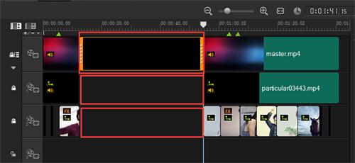 会声会影x8在模板之间添加素材的操作方法