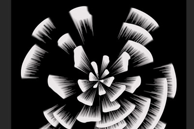 Adobe Photoshop做出礼花效果的操作方法