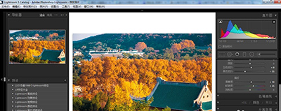 Lightroom制造分离色调打旧照片的操作方法