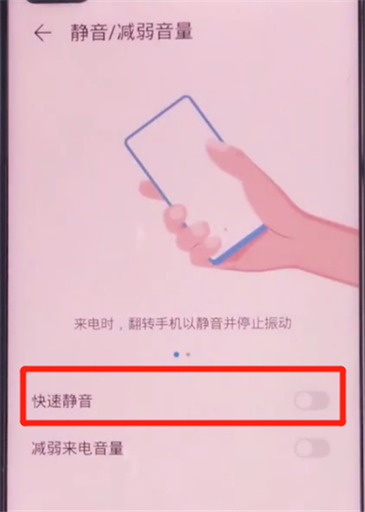 荣耀v30pro中设置翻转静音的详细方法