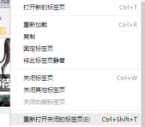 谷歌浏览器恢复已关网页的方法步骤