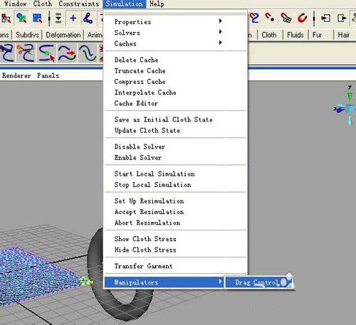 maya缝合工具的使用方法