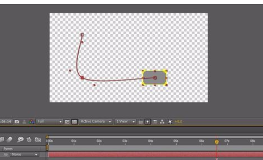 AE设计轨迹运动的图形的操作步骤
