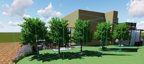 Lumion种一片规则的树的操作步骤