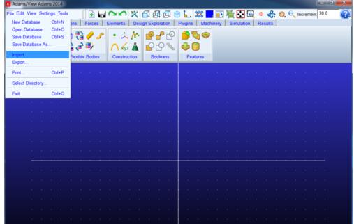 Adams导入实体部件的详细操作方法