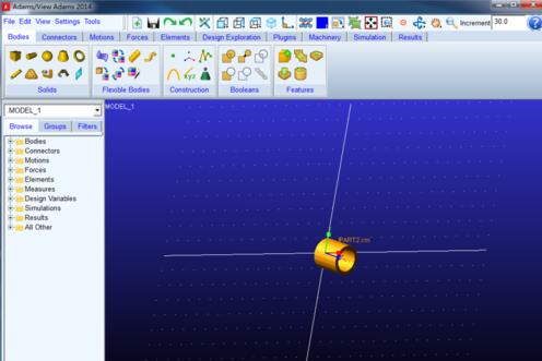 Adams导入实体部件的详细操作方法