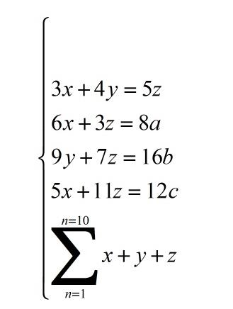 MathType大括号公式有空行的解决技巧