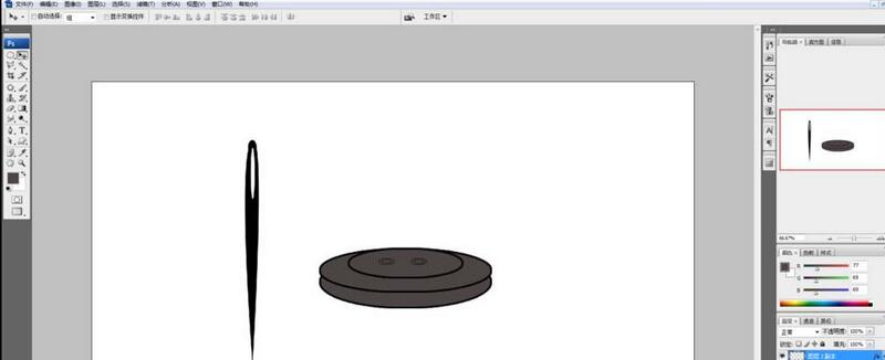 photoshop制作穿针引线风格海报的操作方法