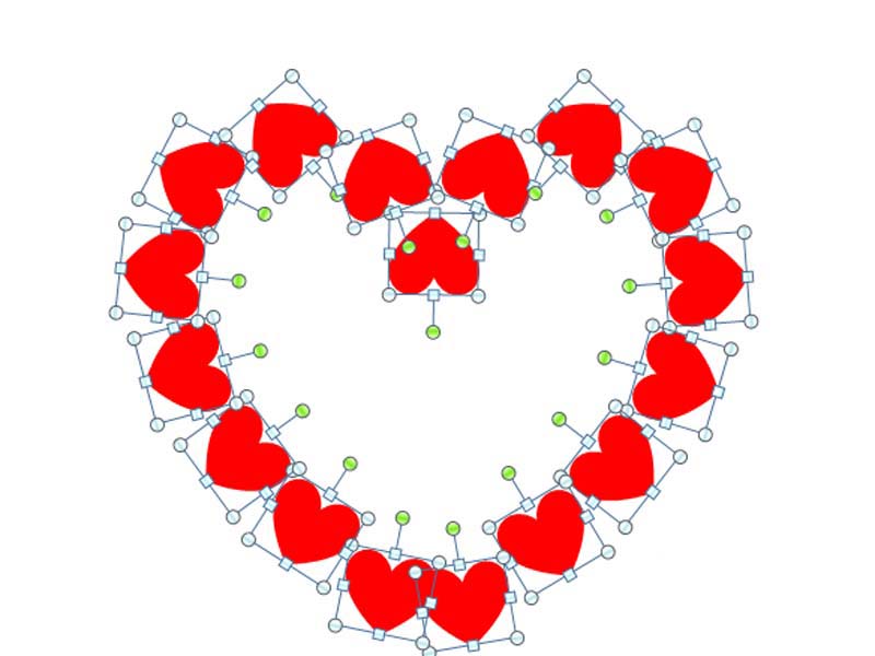 PowerPoint Viewer做出心形飞出动画的方法步骤