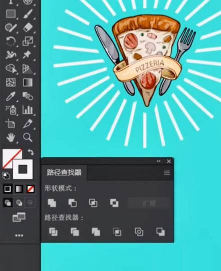 AI根据图形形状怎么制作放射线效果?AI根据图形形状制作放射线效果教程