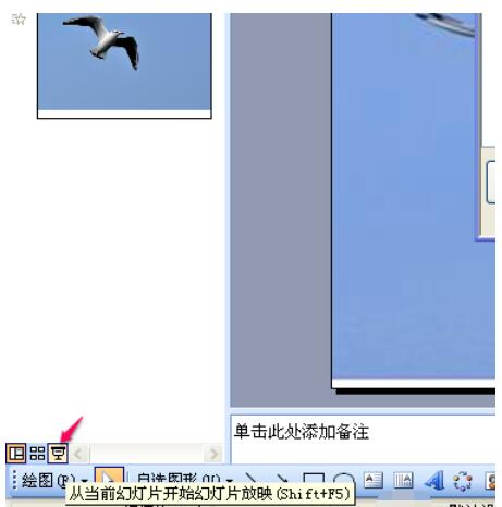 Power Point2003设置页面切换的具体操作步骤