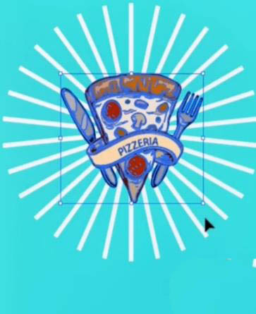 AI根据图形形状怎么制作放射线效果?AI根据图形形状制作放射线效果教程