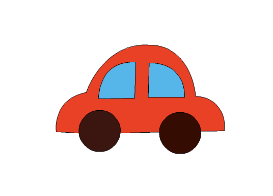 Flash绘制小汽车的操作方法