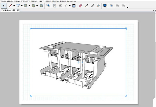 草图大师打印模板的操作教程