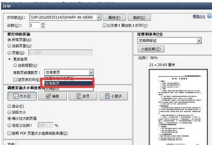 Adobe Reader XI设置pdf文件双面打印的操作教程