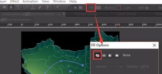 AE制作地图辐射线的操作方法