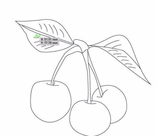 ai绘制樱桃的操作方法