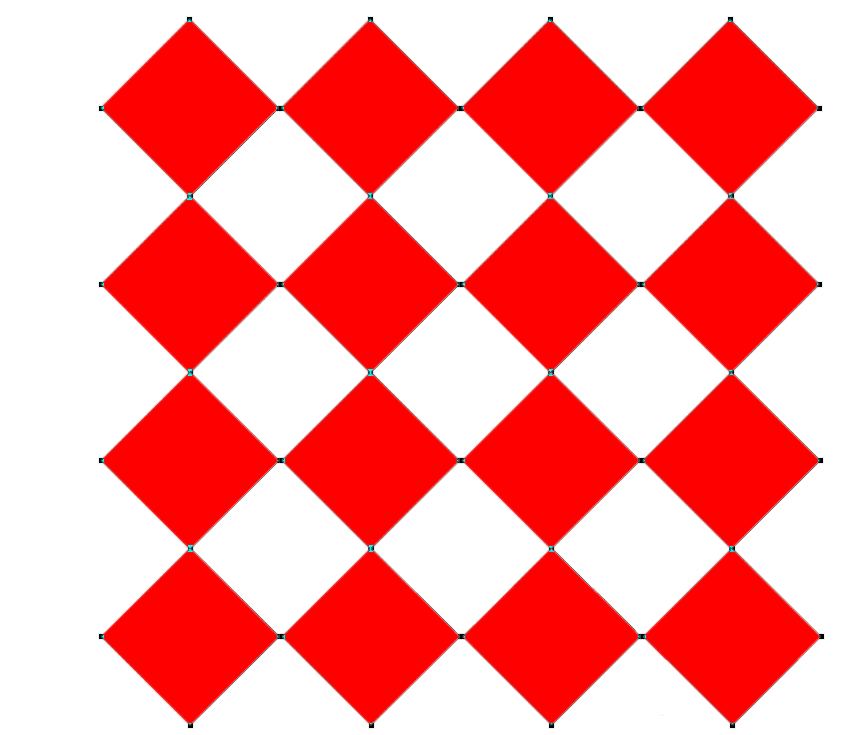 Adobe Photoshop快速制作阵列菱形图形的操作教程