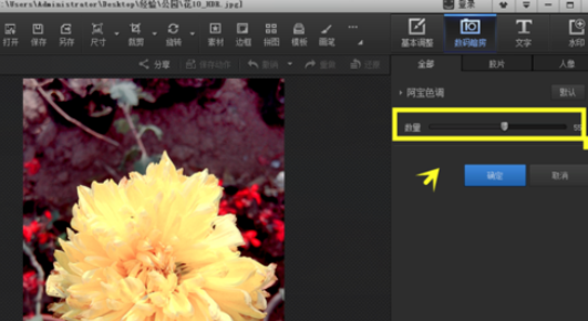 光影魔术手制作阿宝色效果图片的详细操作教程