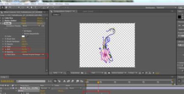 AE设计生长动画的操作方法