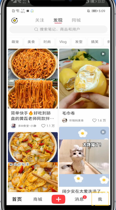 小红书设置夜间模式的简单步骤