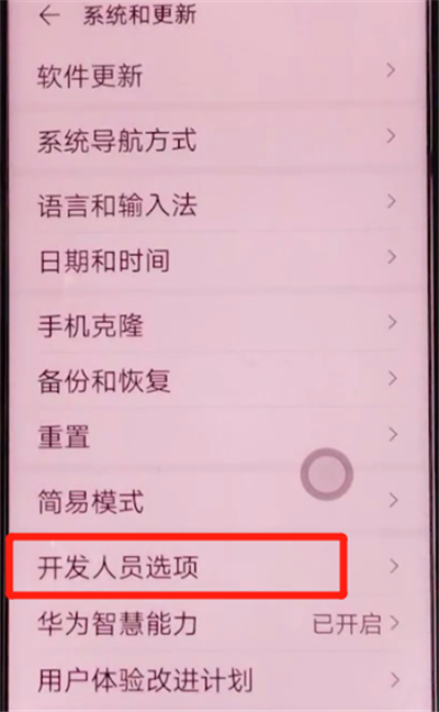 荣耀v30pro中打开usb调试的步骤方法