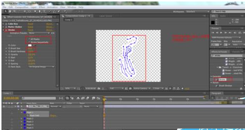 AE设计生长动画的操作方法