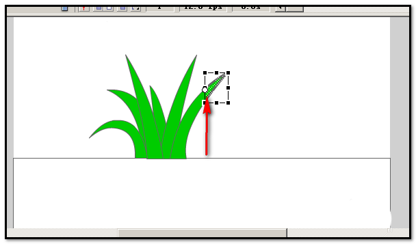 Flash绘制绿色小草的详细方法