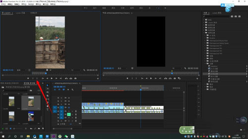 premiere怎么将素材一部分加载至时间线?premiere将素材一部分加载至时间线方法教程