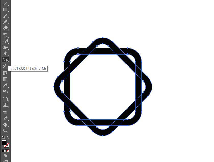ai怎么制作穿插花边图标？ai制作穿插花边图标详细教程