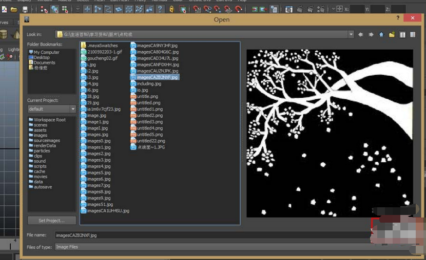 maya软件将图片导入至视图的方法步骤